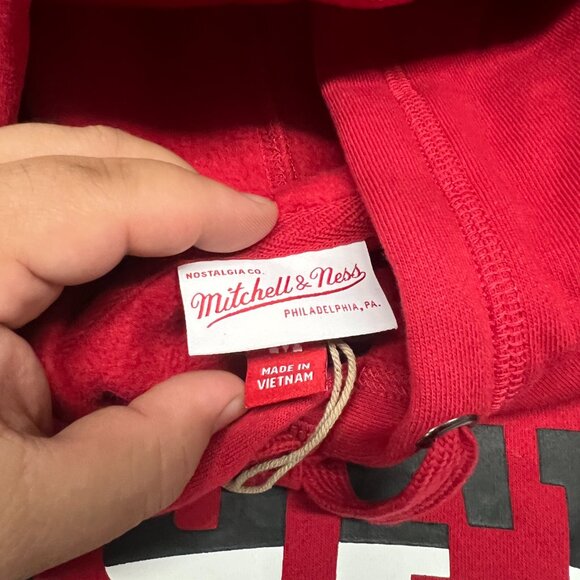 Mitchell and ness 49ers throwback hoodie short sleeve size Medium - Picture 8 of 9